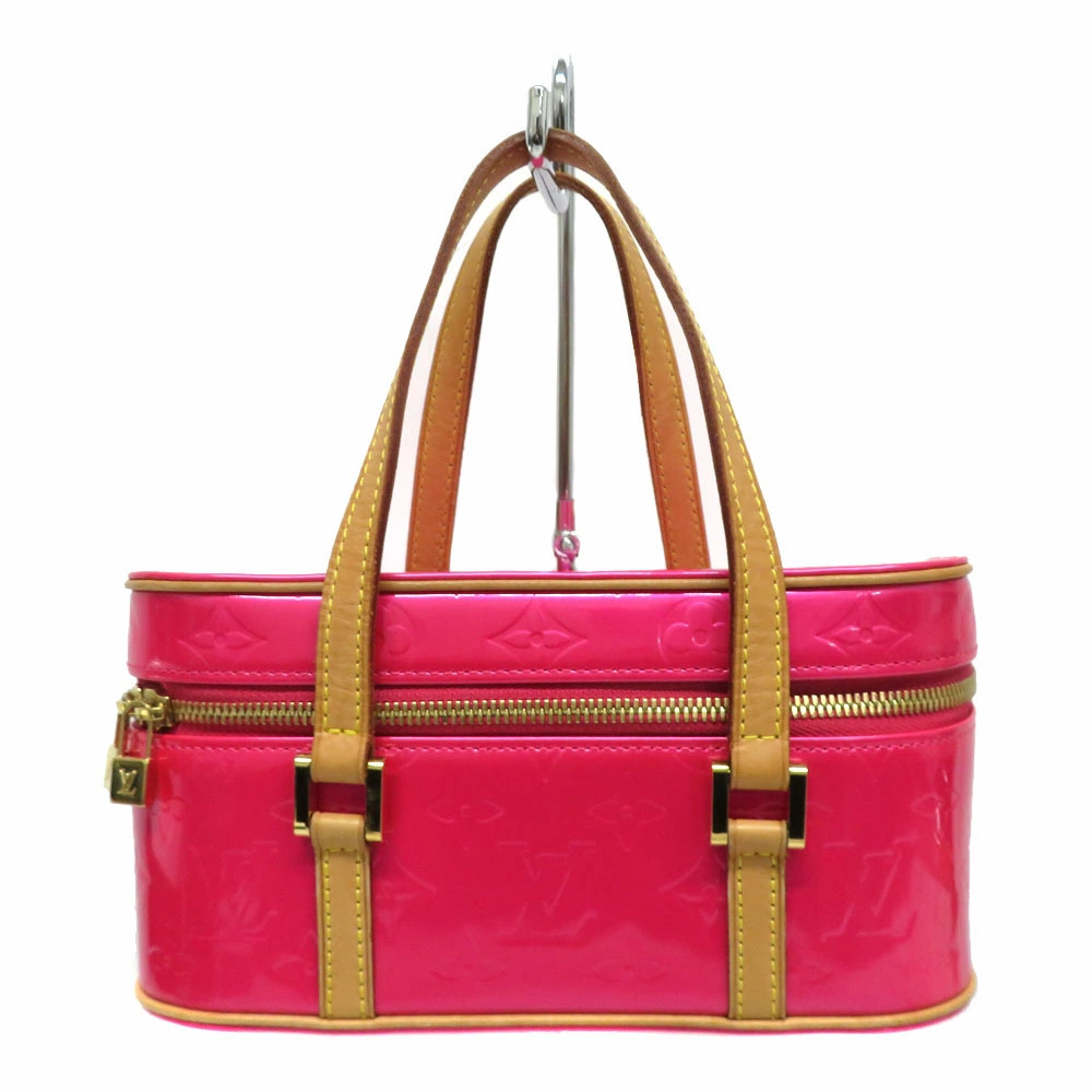 Louis Vuitton Sullivan Horizontal Handbag Patent Vernis Leather Pink